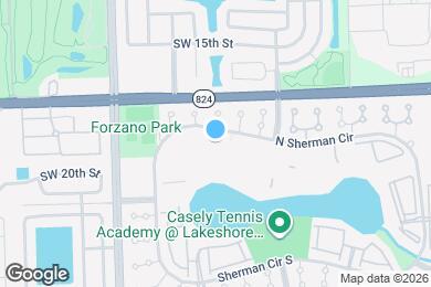 Map image of the property - 8740 N Sherman Cir
