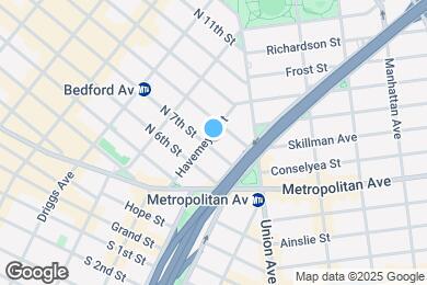 Map image of the property - Havemeyer Street