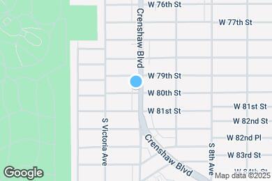 Map image of the property - 7921 Crenshaw Blvd
