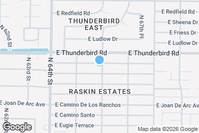 Map image of the property - 6547 E Sharon Dr