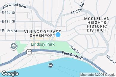 Map image of the property - 2322 E 11th St