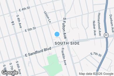 Map image of the property - 452 Franklin Ave