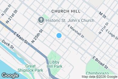 Map image of the property - 2706 E Grace St