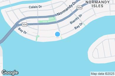 Map image of the property - 1720 Bay Dr