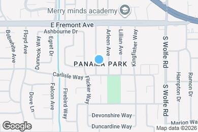 Map image of the property - 1380 Pauline Dr
