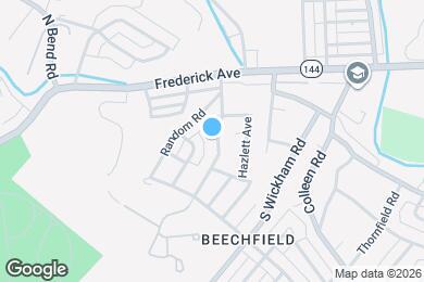 Map image of the property - 422 S Chapel Gate Ln