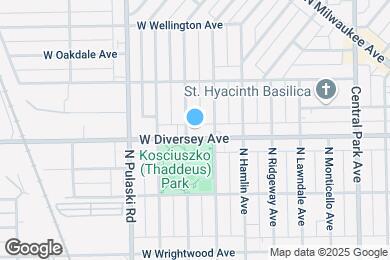 Map image of the property - 3850 W Diversey Ave