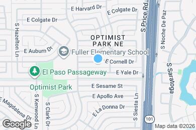 Map image of the property - 2047 E Cornell Dr