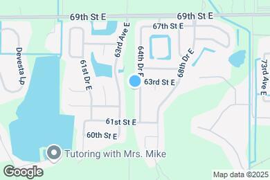 Map image of the property - 6219 64th Dr E