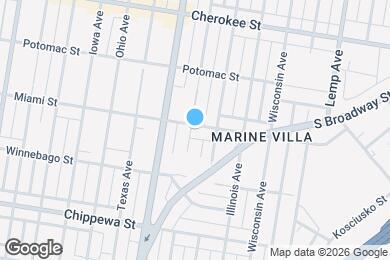Map image of the property - 2224 Miami St