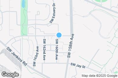 Map image of the property - 1050 SW 160th Ave