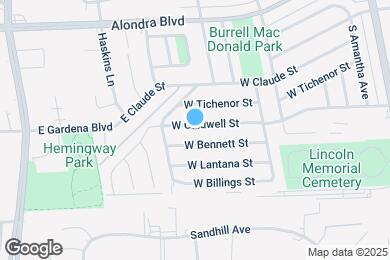 Map image of the property - 2724 W Caldwell St