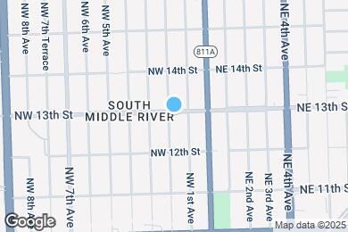 Map image of the property - 1244 NW 2nd Ave