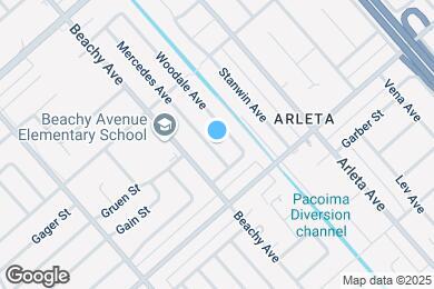 Map image of the property - 9726 Mercedes Ave