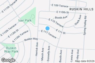 Map image of the property - 8310 E 111 Terrace