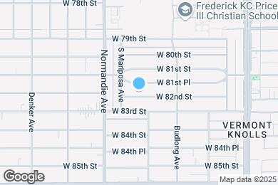 Map image of the property - 1265 W 82nd St