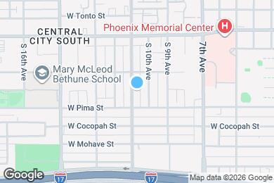 Map image of the property - 1429 S 11th Ave