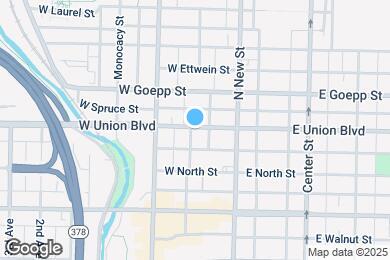 Map image of the property - 50 W Union Blvd