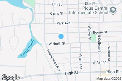 Map image of the property - 1028 W North St