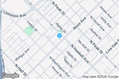 Map image of the property - 4001 Ross Ave