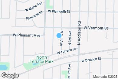 Map image of the property - 358 N 2nd Ave