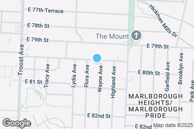 Map image of the property - 8004 Wayne Ave