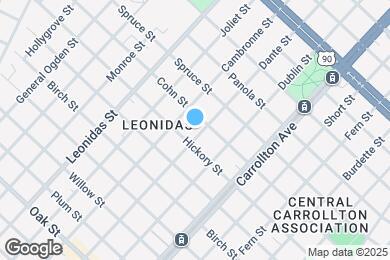 Map image of the property - 1820 Dante St