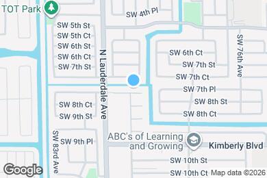 Map image of the property - 7931 SW 7th Pl