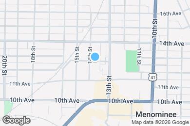 Map image of the property - 1319 13th Ave