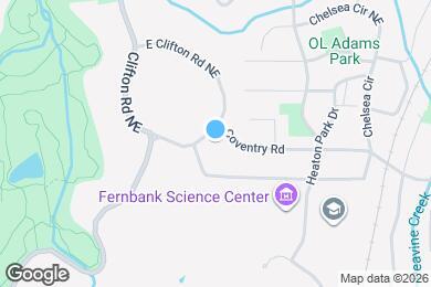 Map image of the property - 1681 E Clifton Rd NE