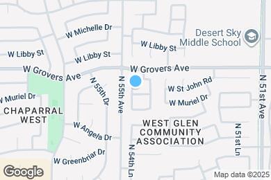 Map image of the property - 5432 W Muriel Dr