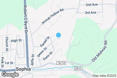 Map image of the property - Ashley Manor Apartments