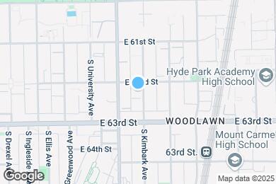 Map image of the property - 6204 S Kimbark Ave