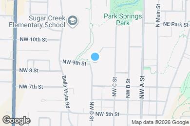 Map image of the property - 802 NW D St