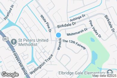 Map image of the property - 1461 Wyndcliff Dr