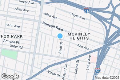 Map image of the property - 2201 Jules St