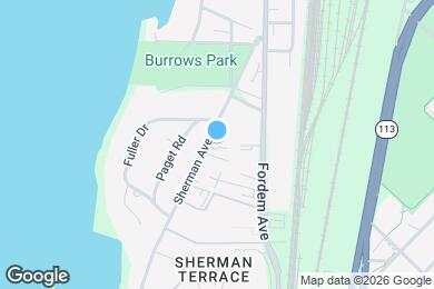 Map image of the property - 2019 Sherman Ave