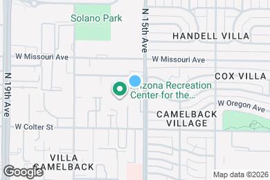 Map image of the property - 5306 N 15th Dr