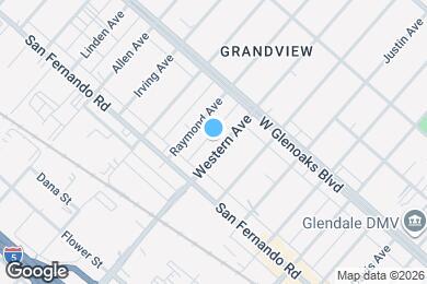 Map image of the property - 1035 Western Ave