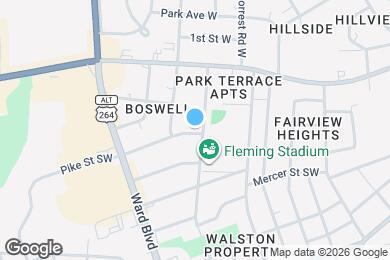 Map image of the property - 1100 Churchill Ave SW