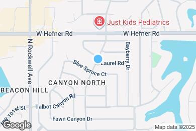 Map image of the property - 10616 Basswood Canyon Rd