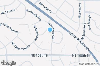 Map image of the property - 10928 N Wallace Ave