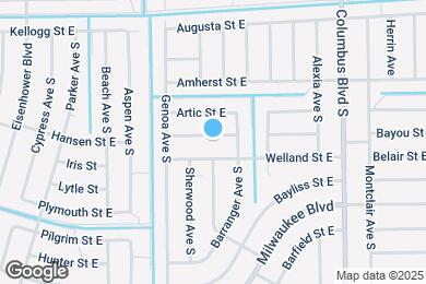 Map image of the property - 1116 Bainbridge St E