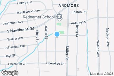 Map image of the property - 1101 Melrose St