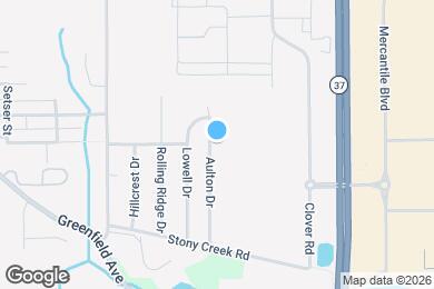 Map image of the property - 16802 Aulton Dr