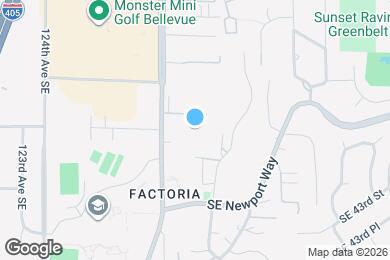 Map image of the property - 4208 Factoria Blvd SE