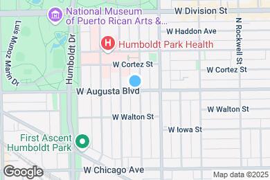 Map image of the property - 2842 W Augusta Blvd