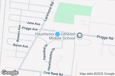Map image of the property - 1021 Briarbrae Dr