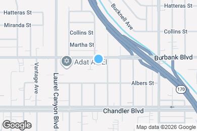 Map image of the property - 11922 Burbank Blvd