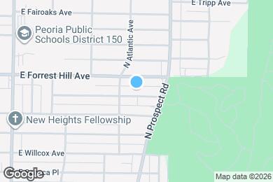 Map image of the property - 1217 E Melbourne Ave